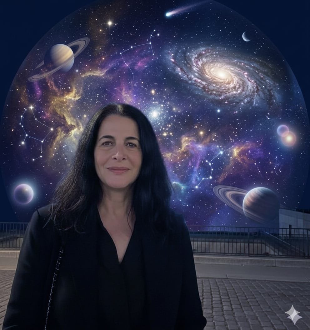 Silvia — memória e origem do caminho espiritual (tratamento em preto e ouro)